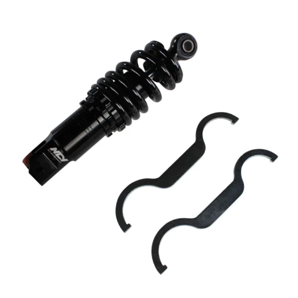 NCY Lowdown Adjustable Rear Shock (Black) for Ruckus, GY6 Genuine