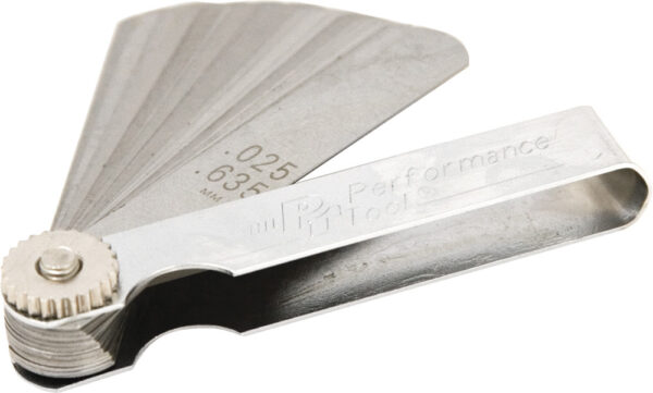 PERFORMANCE TOOL 26 BLADE FEELER GAUGE SET